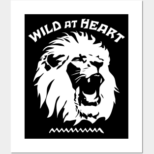 Roaring Lion Face | Wild At Heart Posters and Art